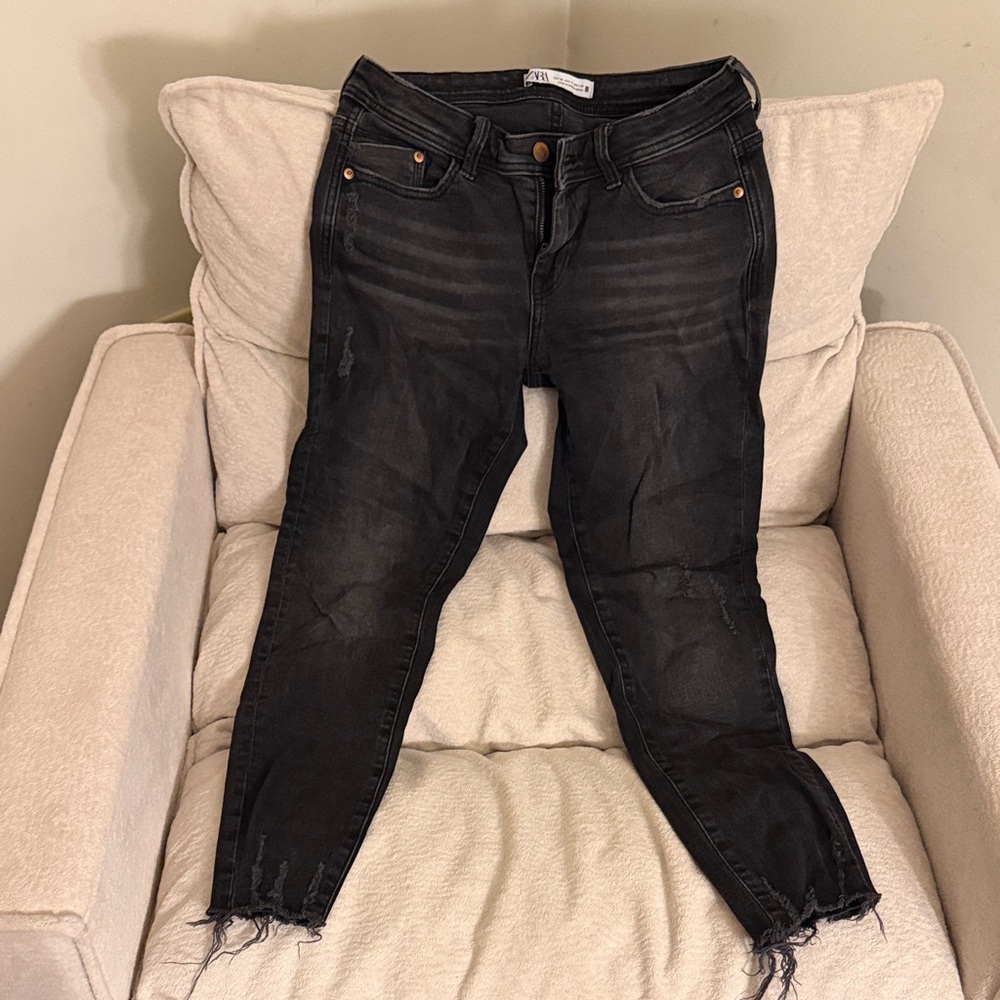 Zara Charcoal Skinny Jeans